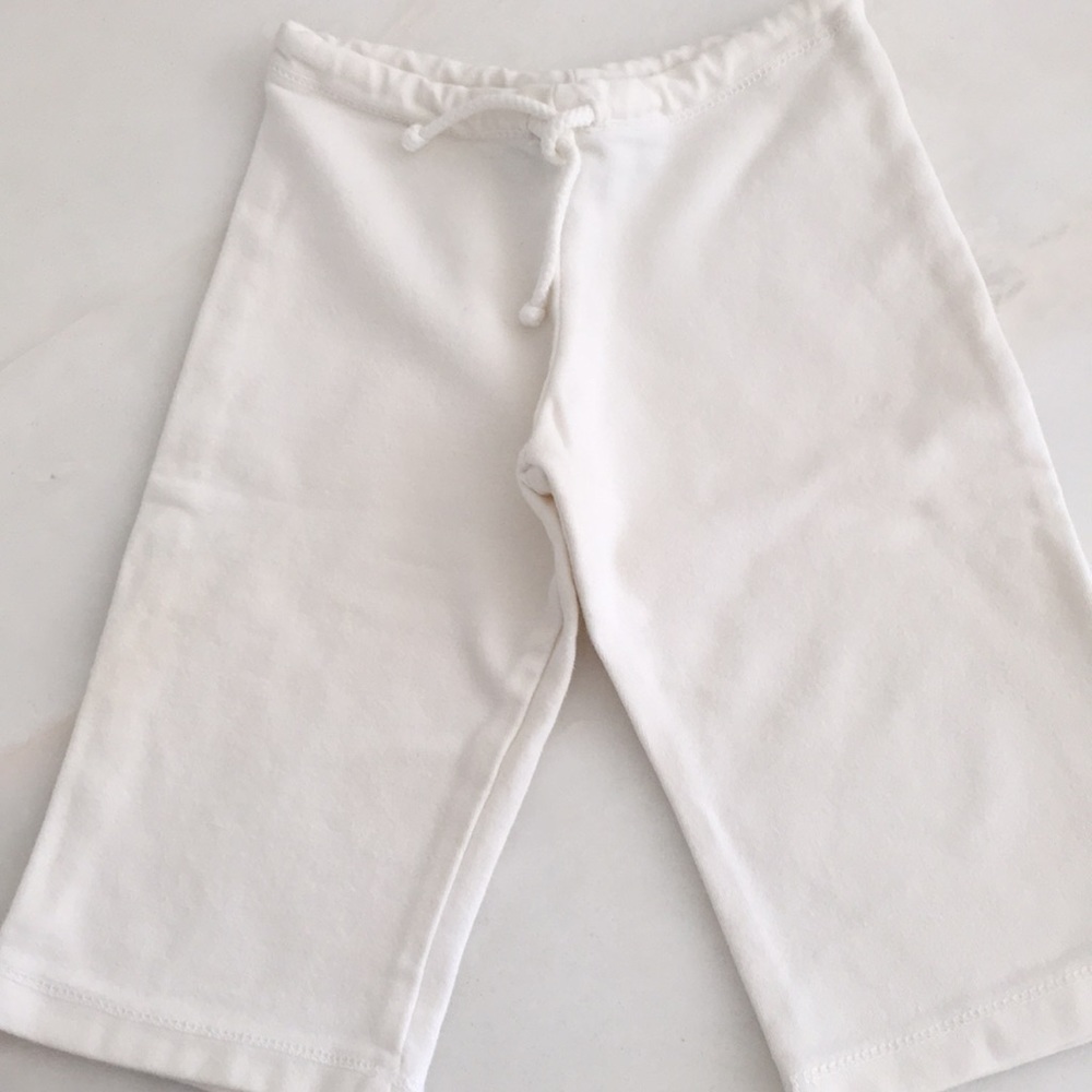 Les Tout Petits Girls White Jogger-Size 2